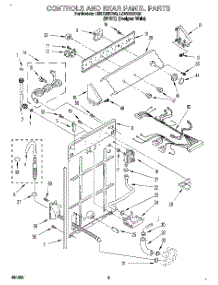 02 - Controls And Rear Panel parts for Whirlpool Washer LSN7233DQ0 from AppliancePartsPros.com