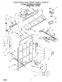 02 - Controls And Rear Panel parts for Whirlpool Washer 4LSC9255AQ1 from AppliancePartsPros.com