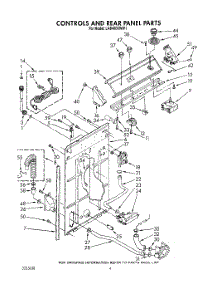03 - Controls And Rear Panel parts for Whirlpool Washer LA8400XWN1 from AppliancePartsPros.com