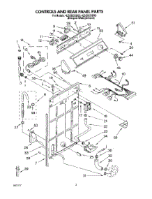 02 - Controls And Rear Panel parts for Whirlpool Washer 4LSC8255BQ3 from AppliancePartsPros.com