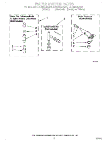 10 - Water System parts for Whirlpool Washer LSN8244AW0 from AppliancePartsPros.com