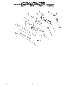02 - Control Panel Parts parts for Kitchenaid Microwave KBMC140HBT04 from AppliancePartsPros.com