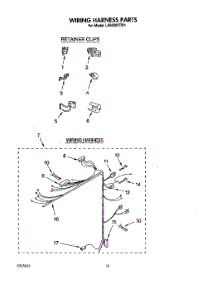09 - Wiring Harness parts for Whirlpool Washer LA8800XTW1 from AppliancePartsPros.com