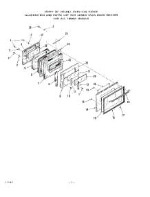 06 - Upper Oven Burner parts for Whirlpool Range 1883W0A from AppliancePartsPros.com