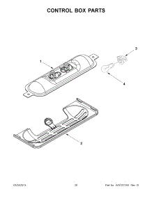 10 - Control Box Parts parts for Whirlpool Refrigerator ID3CHEXVQ00 from AppliancePartsPros.com