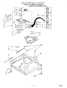 05 - Machine Base parts for Whirlpool Washer LBR5232EQ1 from AppliancePartsPros.com