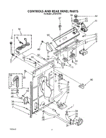 03 - Controls And Rear Panel parts for Whirlpool Washer LA7001XTN1 from AppliancePartsPros.com