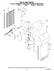 12 - Air Flow Parts, Optional Parts (Not Included) parts for Maytag Refrigerator MSD2658KEU00 from AppliancePartsPros.com