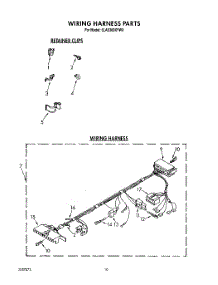 08 - Wiring Harness parts for Whirlpool Washer 6LA6300XYW0 from AppliancePartsPros.com