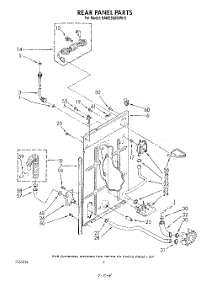 03 - Rear Panel parts for Kitchenaid Washer KAWE560WWH0 from AppliancePartsPros.com