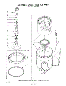 05 - Agitator, Basket And Tub parts for Whirlpool Washer LA6098XTN0 from AppliancePartsPros.com