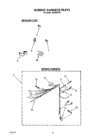 08 - Wiring Harness parts for Whirlpool Washer AX6245VW1 from AppliancePartsPros.com