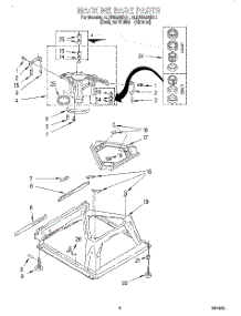 05 - Machine Base parts for Whirlpool Washer 4LBR8255DQ1 from AppliancePartsPros.com