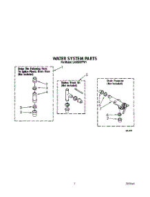 06 - Water System parts for Whirlpool Washer LA6098XTN1 from AppliancePartsPros.com