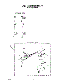 09 - Wiring Harness parts for Whirlpool Washer LA7680XTM1 from AppliancePartsPros.com