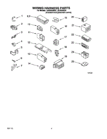 07 - Wiring Harness parts for Whirlpool Washer LSE9355BZ0 from AppliancePartsPros.com