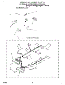 08 - Wiring Harness parts for Whirlpool Washer LLC7244BZ0 from AppliancePartsPros.com