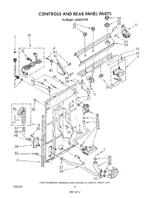 03 - Controls And Rear Panel parts for Whirlpool Washer LA6055XTG0 from AppliancePartsPros.com