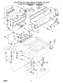 02 - Controls And Rear Panel parts for Whirlpool Washer RAM5243AW0 from AppliancePartsPros.com