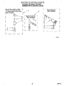 10 - Water System parts for Whirlpool Washer LST7233AZ1 from AppliancePartsPros.com