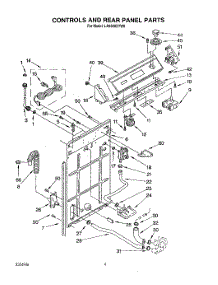 03 - Controls And Rear Panel parts for Whirlpool Washer LA9300XYW0 from AppliancePartsPros.com