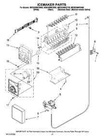 10 - Icemaker Parts parts for Maytag Refrigerator MSD2269KEW00 from AppliancePartsPros.com