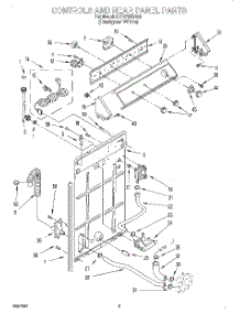 02 - Controls And Rear Panel parts for Whirlpool Washer 6LBR7255AQ0 from AppliancePartsPros.com