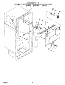 02 - Liner parts for Whirlpool Refrigerator ET22DKXBN00 from AppliancePartsPros.com