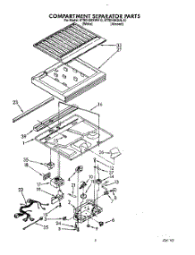 04 - Compartment Separator parts for Kitchenaid Refrigerator KTRD18KXWH10 from AppliancePartsPros.com