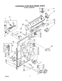 03 - Controls And Rear Panel parts for Whirlpool Washer LA9100XTG0 from AppliancePartsPros.com