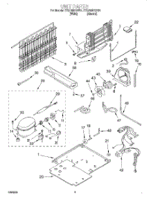 05 - Unit parts for Whirlpool Refrigerator ET22RMXGN01 from AppliancePartsPros.com