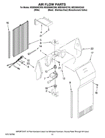 09 - Air Flow Parts parts for Maytag Refrigerator MSD2669KEA00 from AppliancePartsPros.com