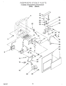 09 - Dispenser Front parts for Kitchenaid Refrigerator KSUS27QDWH00 from AppliancePartsPros.com