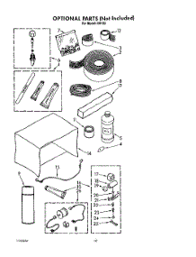 06 - Optional parts for Whirlpool Air Conditioner RH183 from AppliancePartsPros.com
