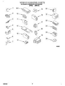 07 - Wiring Harness parts for Whirlpool Washer GLSR5233AW1 from AppliancePartsPros.com