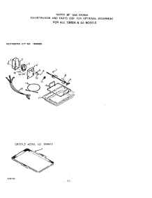 08 - Rotisserie, Griddle parts for Whirlpool Range 1393W4A from AppliancePartsPros.com