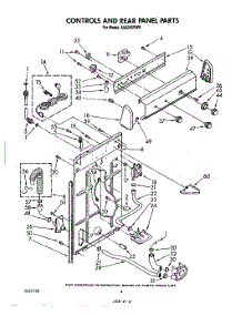 03 - Controls And Rear Panel parts for Whirlpool Washer AX6245VG0 from AppliancePartsPros.com