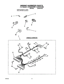08 - Wiring Harness parts for Whirlpool Washer LSV9355AW0 from AppliancePartsPros.com