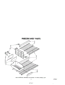05 - Freezer Shelf parts for Kitchenaid Refrigerator KTRF22MSPLY1 from AppliancePartsPros.com