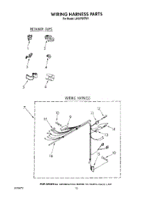 09 - Wiring Harness parts for Whirlpool Washer LA5578XTM1 from AppliancePartsPros.com