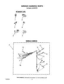 09 - Wiring Harness parts for Whirlpool Washer LA9300XTG1 from AppliancePartsPros.com