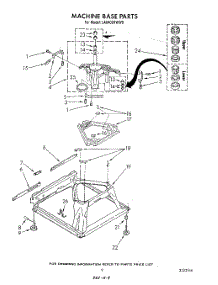 07 - Machine Base parts for Whirlpool Washer LA8400XWN0 from AppliancePartsPros.com