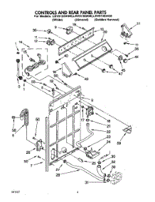 02 - Controls And Rear Panel parts for Whirlpool Washer LSV5132AG0 from AppliancePartsPros.com