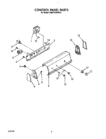 04 - Control Panel parts for Kitchenaid Washer KAWE764WWH2 from AppliancePartsPros.com