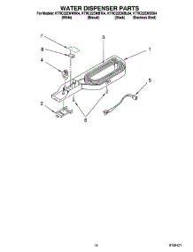 08 - Water Dispenser Parts, Optional Parts parts for Kitchenaid Refrigerator KTRC22EMSS04 from AppliancePartsPros.com