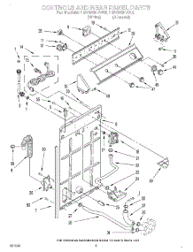 02 - Controls And Rear Panel parts for Whirlpool Washer LSV6234AN0 from AppliancePartsPros.com