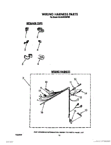 08 - Wiring Harness parts for Whirlpool Washer 6LA5400XWG0 from AppliancePartsPros.com