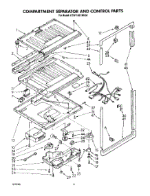 05 - Compartment Separator And Control parts for Kitchenaid Refrigerator KTRF18KTTO00 from AppliancePartsPros.com
