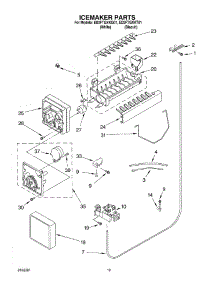 12 - Ice Maker, Optional parts for Whirlpool Refrigerator ED2FTGXKT01 from AppliancePartsPros.com