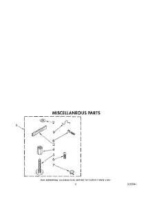 04 - Miscellaneous parts for Whirlpool Washer LA6055XTW1 from AppliancePartsPros.com